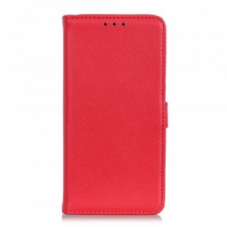 Capa Folio Para Samsung Galaxy A40 Couro Falso Tradicional