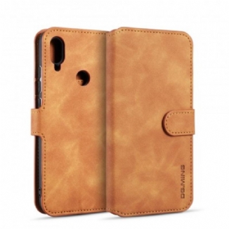 Capa Folio Para Samsung Galaxy A40 Dg.ming Retro