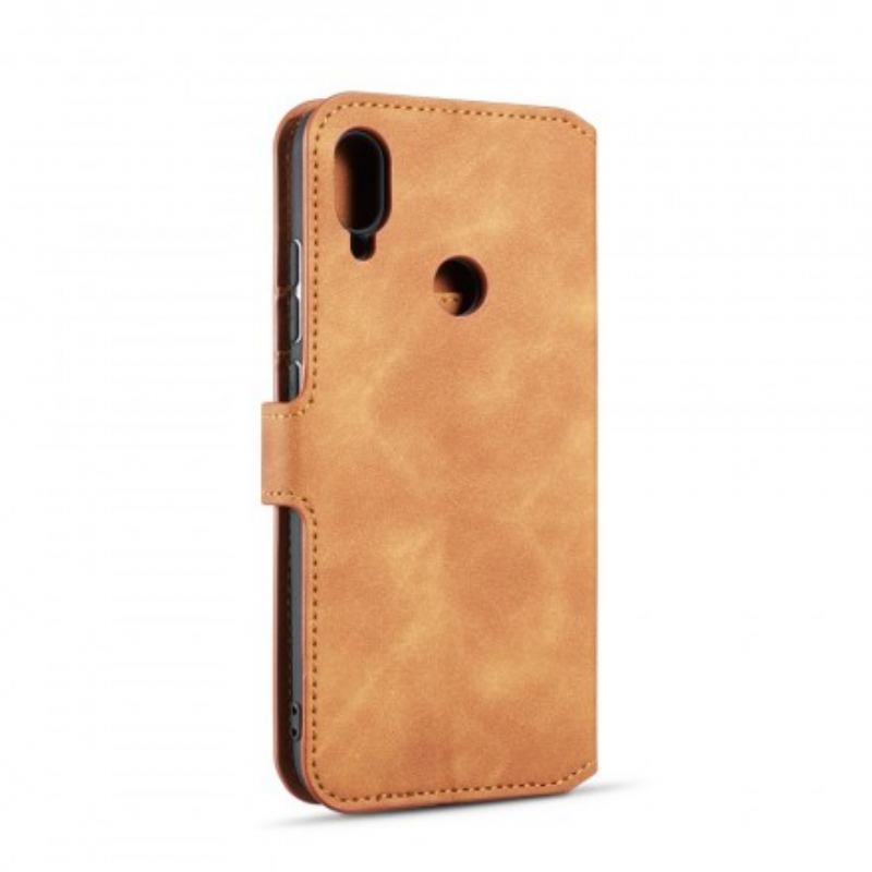 Capa Folio Para Samsung Galaxy A40 Dg.ming Retro