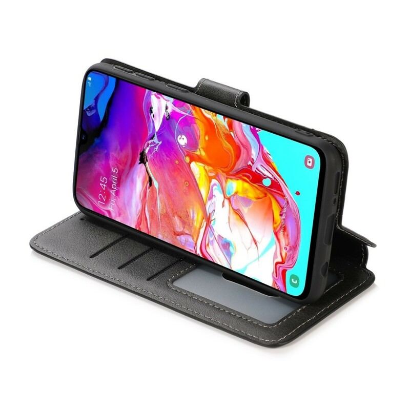 Capa Folio Para Samsung Galaxy A40 Estilo Do Titular Do Cartão