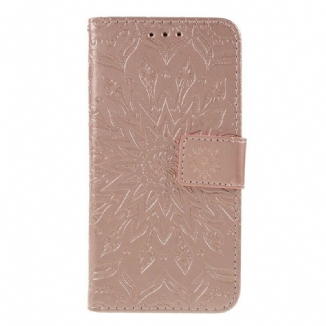 Capa Folio Para Samsung Galaxy A40 Flor Do Sol