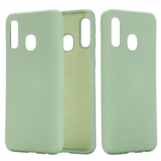 Capa Para Samsung Galaxy A40 Design De Silicone Líquido