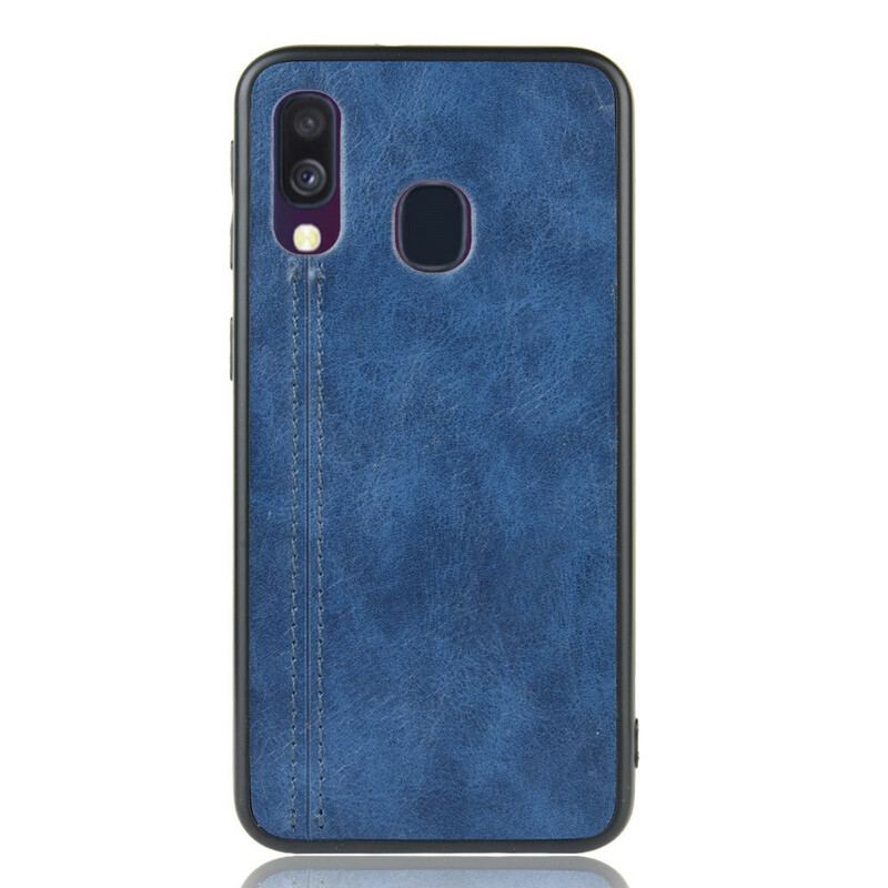 Capa Para Samsung Galaxy A40 Efeito Couro Couture