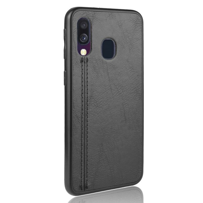 Capa Para Samsung Galaxy A40 Efeito Couro Couture