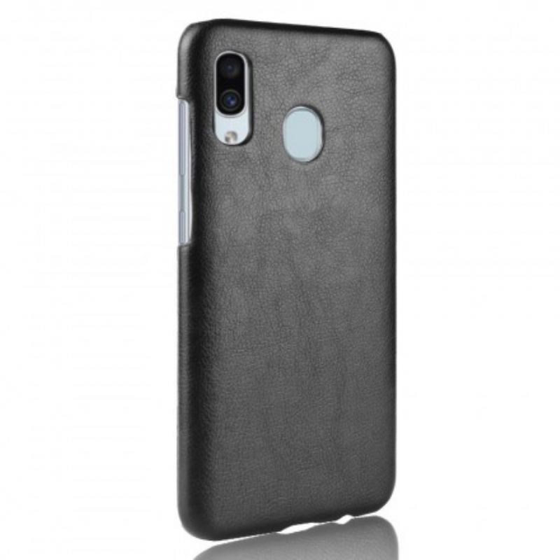 Capa Para Samsung Galaxy A40 Efeito Couro Lichia