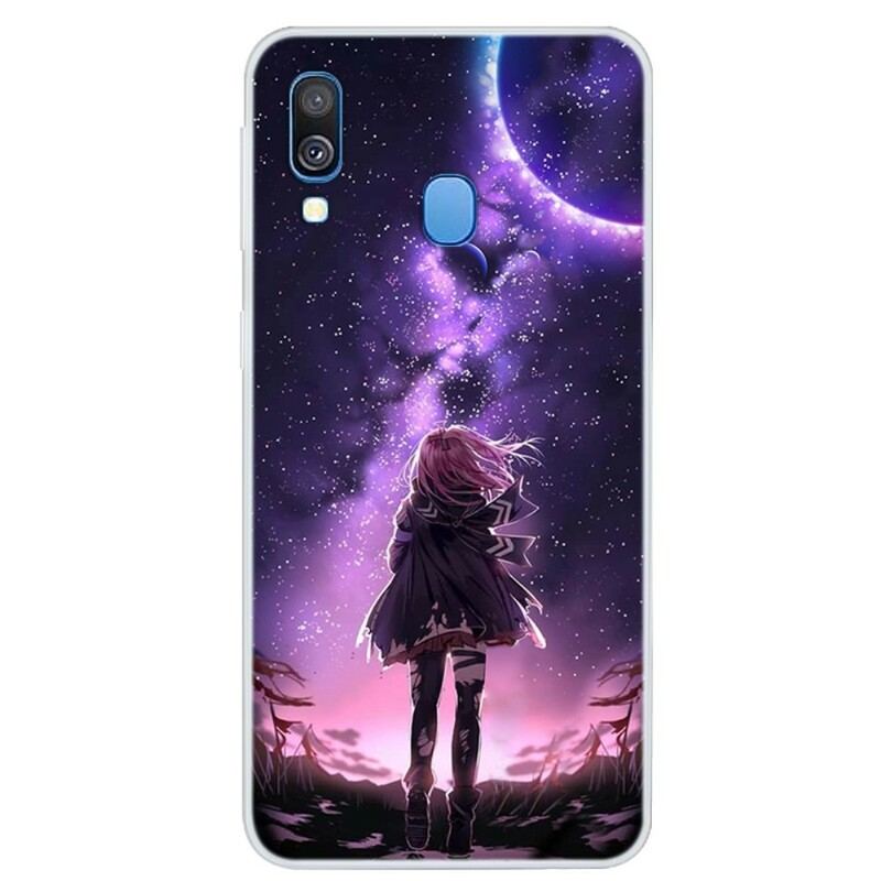 Capa Para Samsung Galaxy A40 Lua Cheia Mágica