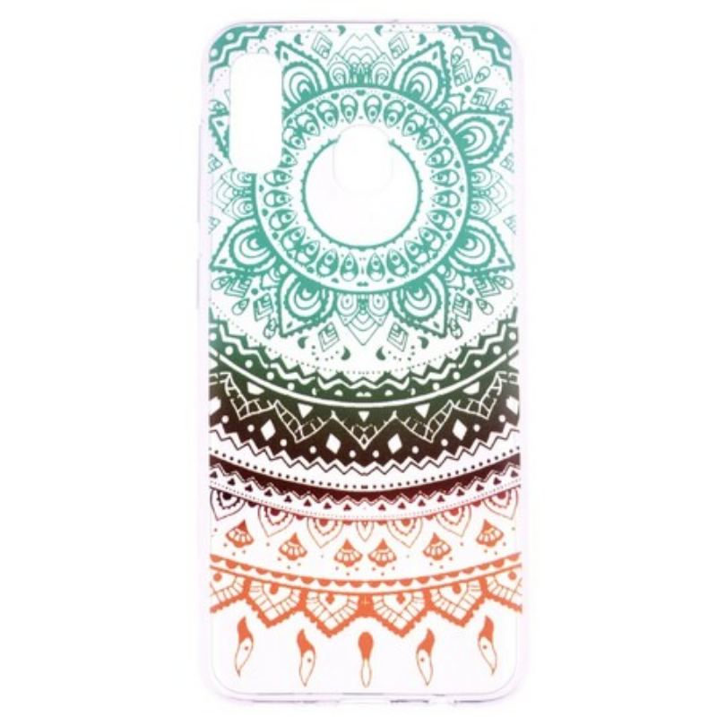 Capa Para Samsung Galaxy A40 Mandala Colorida Sem Costura