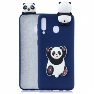 Capa Para Samsung Galaxy A40 Panda Gordo 3d