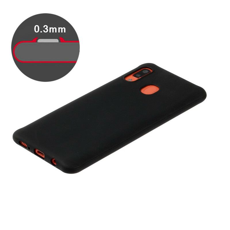 Capa Para Samsung Galaxy A40 Silicone Fosco De Cor Sólida