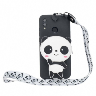 Capa Para Samsung Galaxy A40 Capa Tipo Carteira Carteira Panda E Alça De Ombro