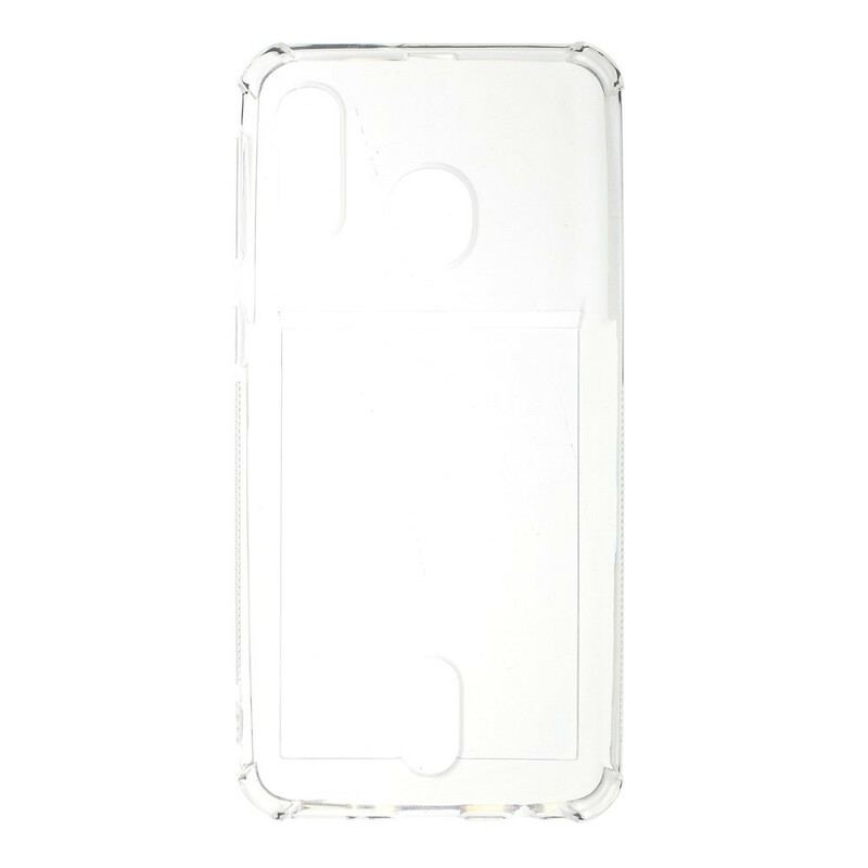 Capa Para Samsung Galaxy A40 Titular Do Cartão Transparente