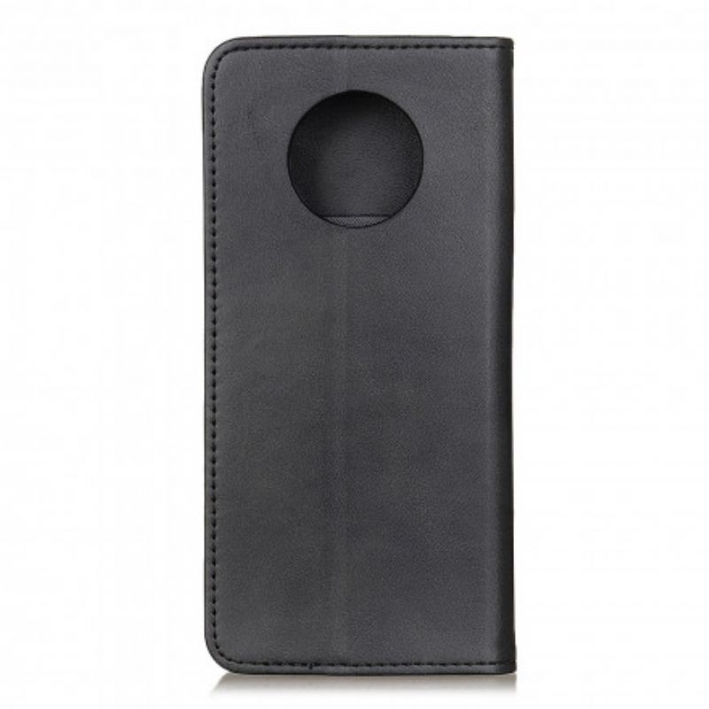 Capa De Celular Para Xiaomi Redmi Note 9T Flip Couro Rachado Elegância