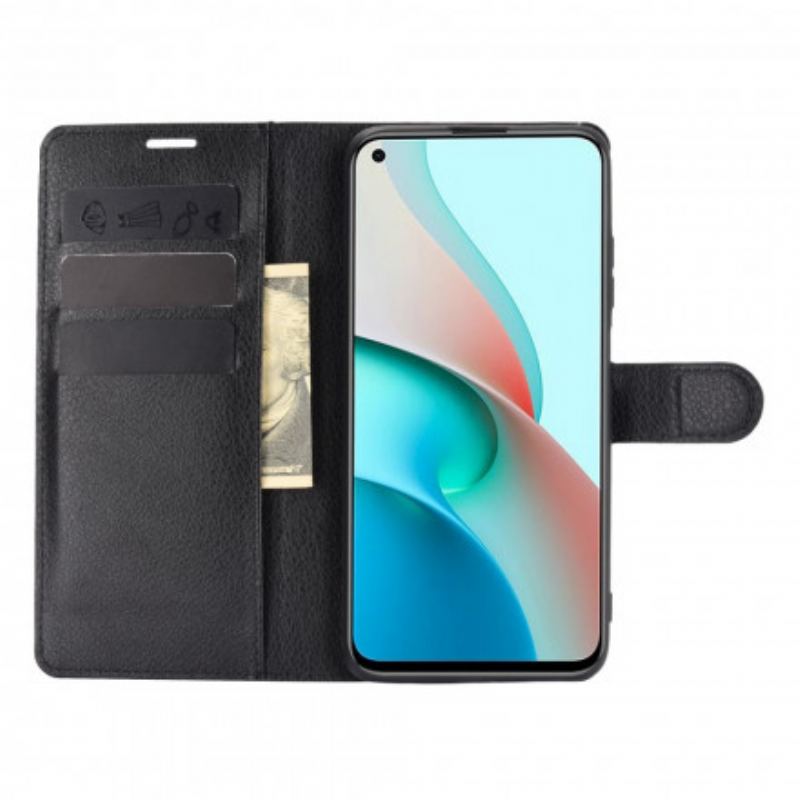 Capa De Couro Para Xiaomi Redmi Note 9T Couro Falso Clássico