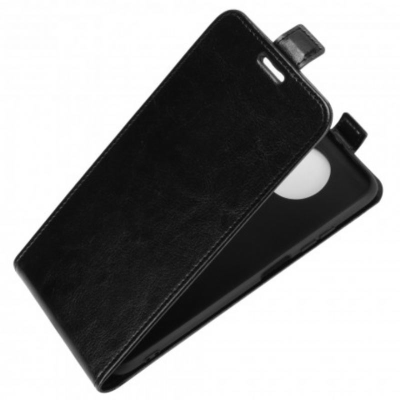 Capa De Couro Para Xiaomi Redmi Note 9T Flip Efeito De Couro Com Aba Vertical