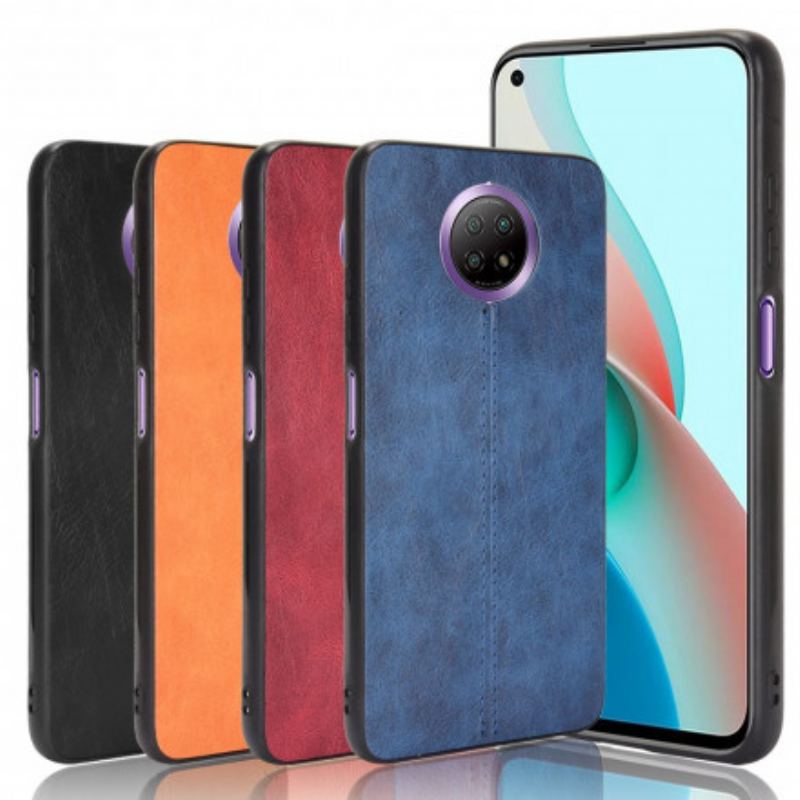 Capa Para Xiaomi Redmi Note 9T Efeito Couro Couture