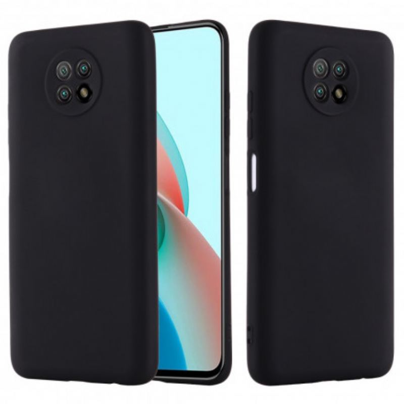 Capa Para Xiaomi Redmi Note 9T Silicone Líquido E Cordão