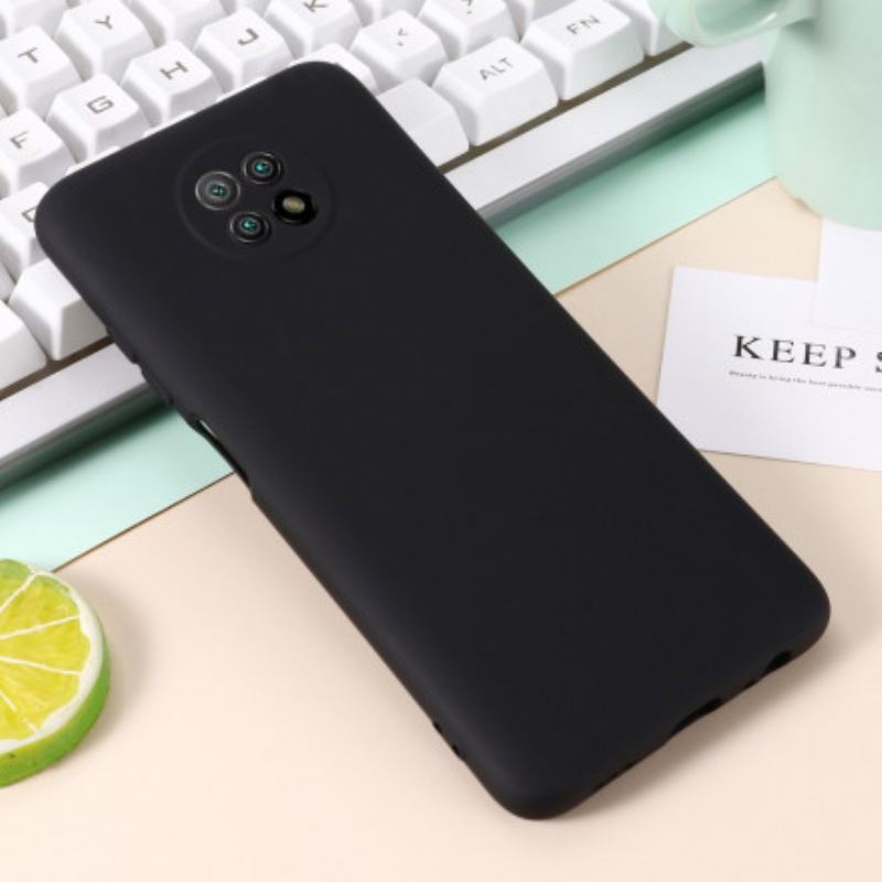 Capa Para Xiaomi Redmi Note 9T Silicone Líquido E Cordão