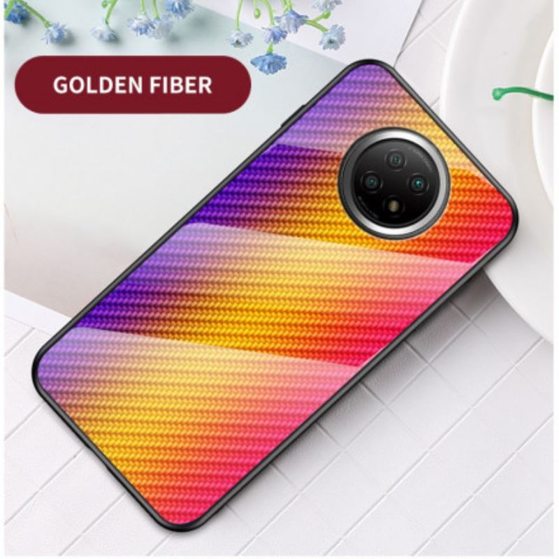 Capa Para Xiaomi Redmi Note 9T Vidro Temperado De Fibra De Carbono