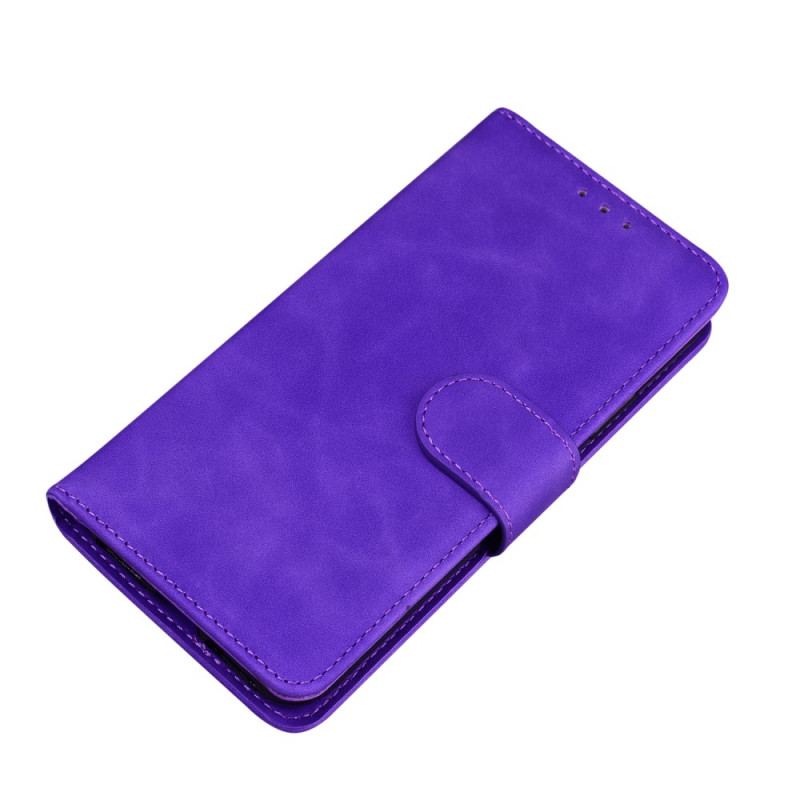 Capa Flip Para Moto G200 5G Efeito Couro Monocromático