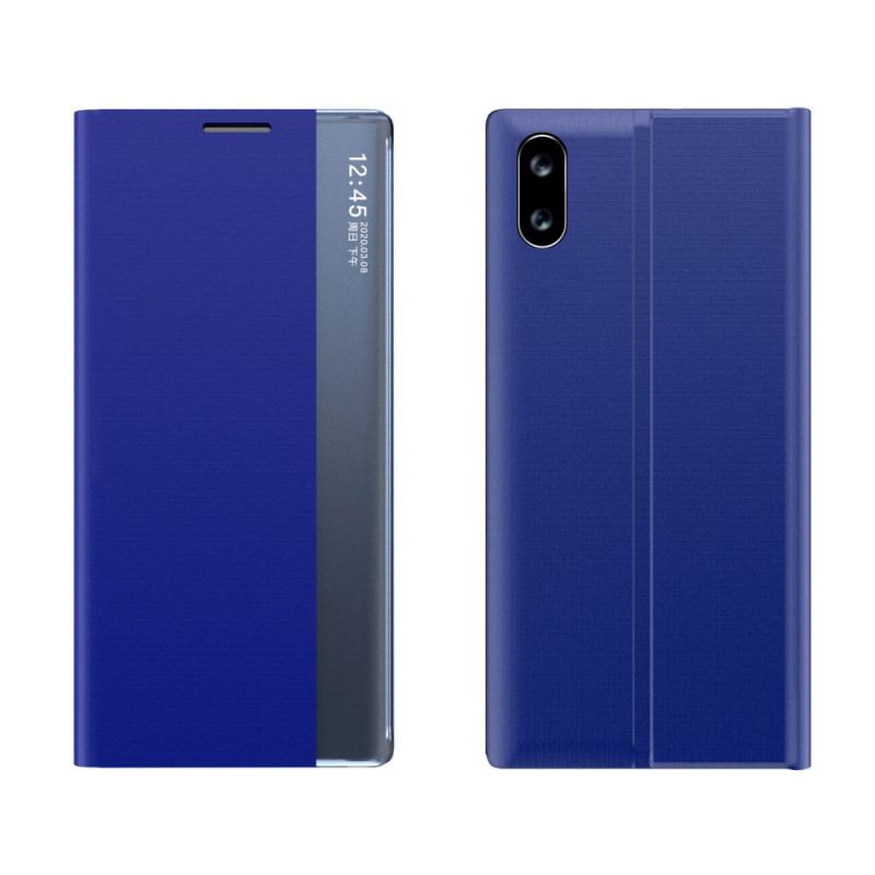 Capa De Celular Para Xiaomi Redmi 9A Couro Sintético Texturizado