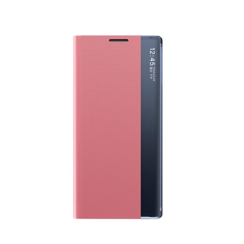 Capa De Celular Para Xiaomi Redmi 9A Couro Sintético Texturizado