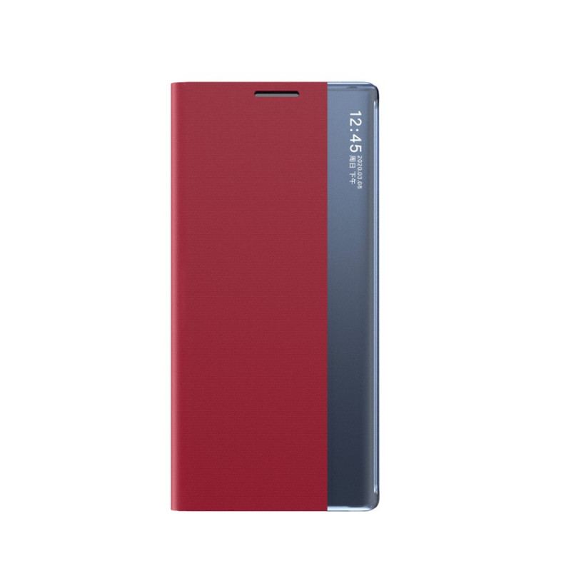 Capa De Celular Para Xiaomi Redmi 9A Couro Sintético Texturizado