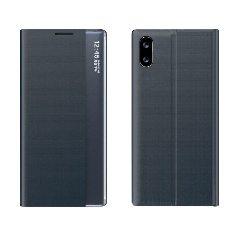 Capa De Celular Para Xiaomi Redmi 9A Couro Sintético Texturizado