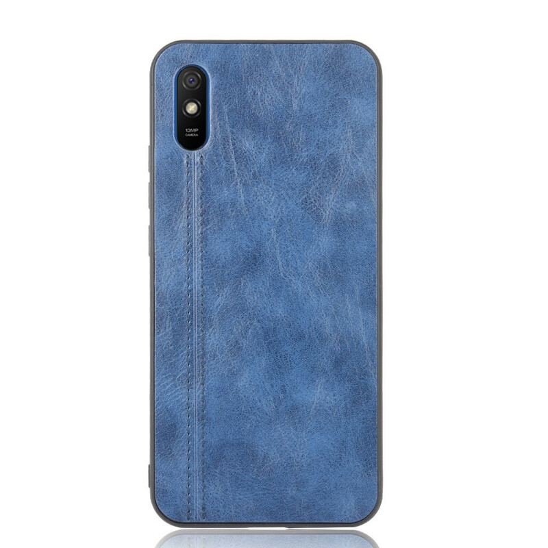 Capa De Celular Para Xiaomi Redmi 9A Efeito Couro Couture