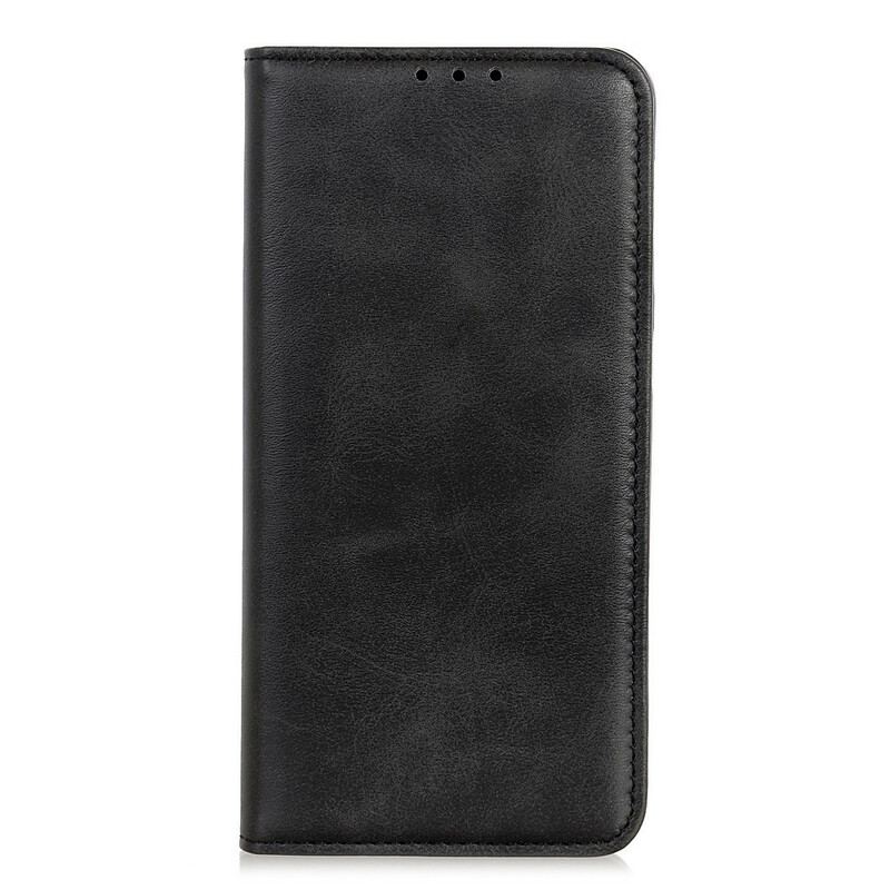 Capa De Celular Para Xiaomi Redmi 9A Flip Couro Rachado