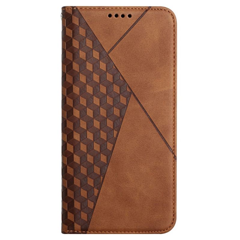 Capa De Celular Para Xiaomi Redmi 9A Flip Efeito Geocouro