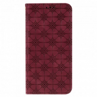 Capa De Celular Para Xiaomi Redmi 9A Flip Flores Barrocas