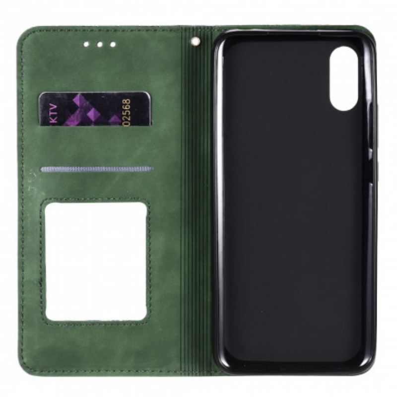 Capa De Celular Para Xiaomi Redmi 9A Flip Flores Barrocas