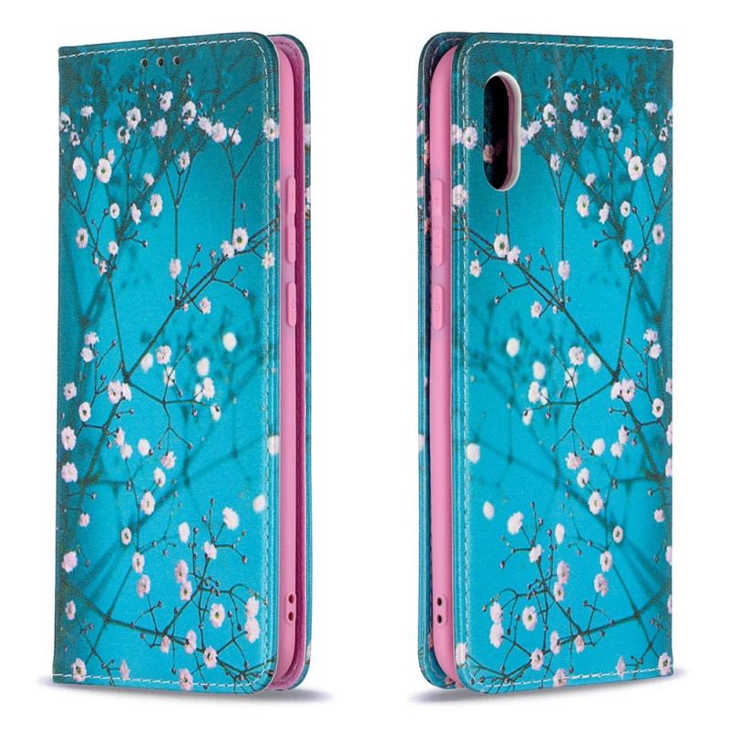 Capa De Celular Para Xiaomi Redmi 9A Flip Ramos Floridos