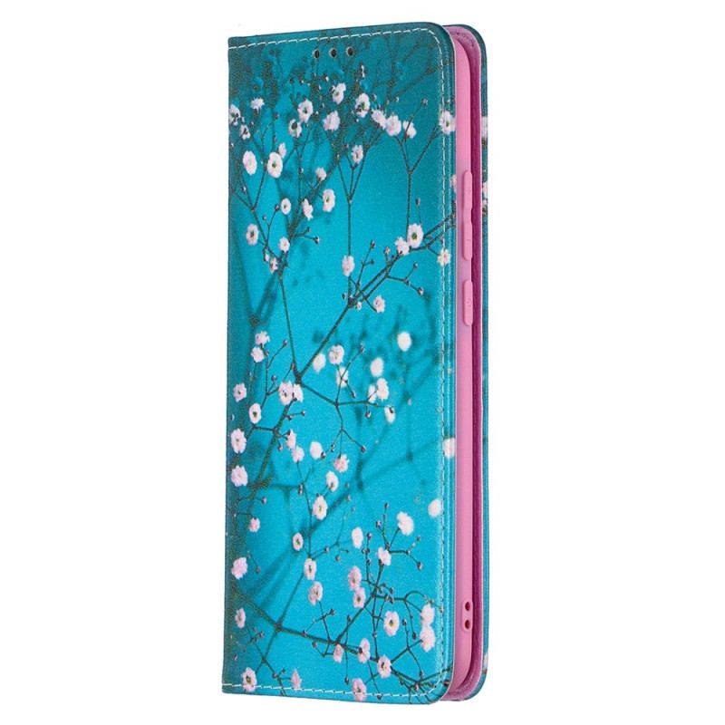 Capa De Celular Para Xiaomi Redmi 9A Flip Ramos Floridos