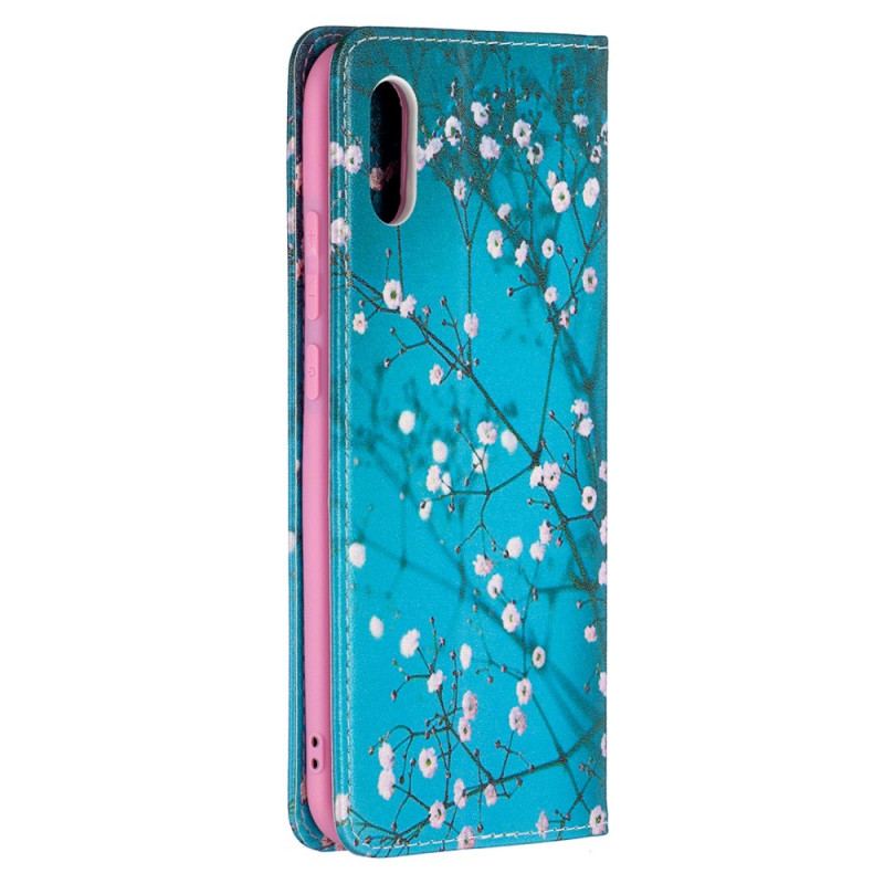 Capa De Celular Para Xiaomi Redmi 9A Flip Ramos Floridos