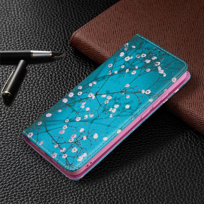 Capa De Celular Para Xiaomi Redmi 9A Flip Ramos Floridos