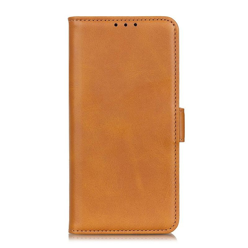 Capa Em Pele Para Xiaomi Redmi 9A Flip Aba Dupla