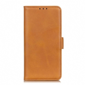 Capa Em Pele Para Xiaomi Redmi 9A Flip Aba Dupla