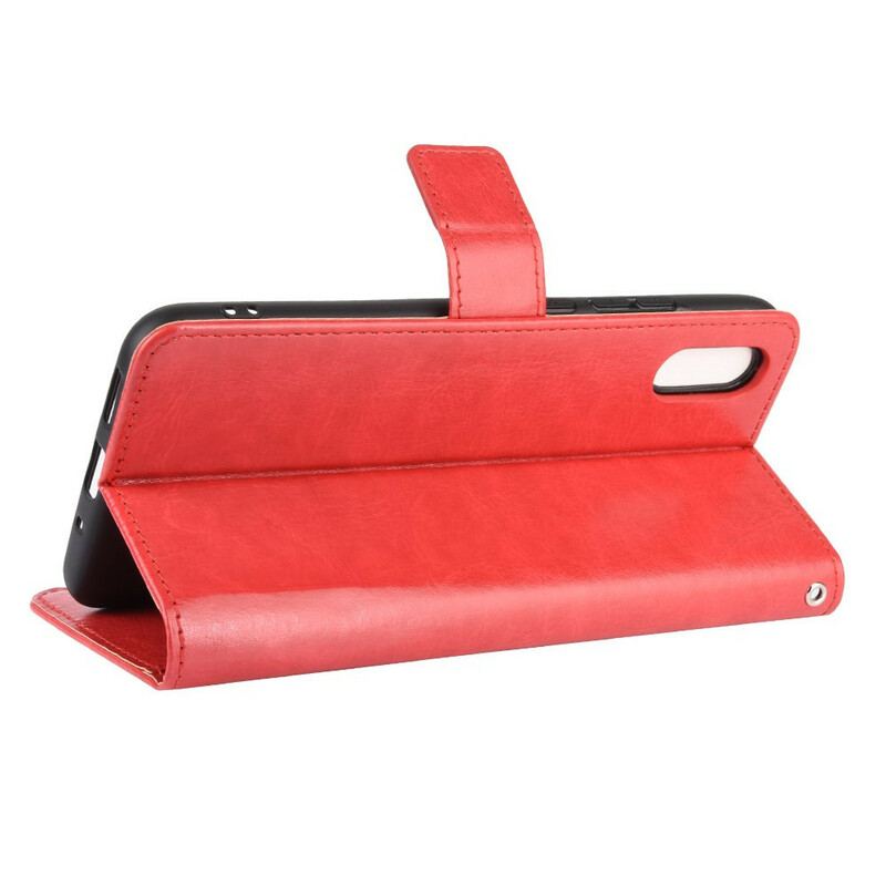 Capa Flip Para Xiaomi Redmi 9A Couro Falso Chamativo