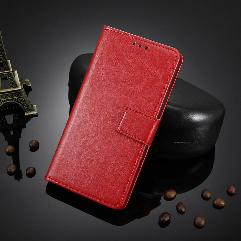 Capa Flip Para Xiaomi Redmi 9A Couro Falso Chamativo