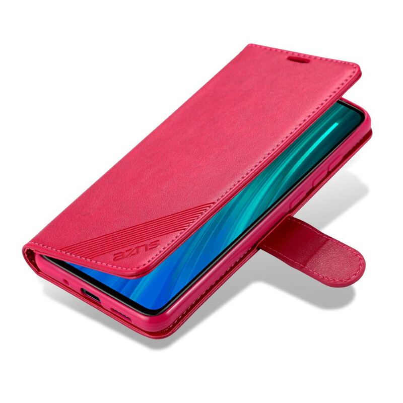 Capa Flip Para Xiaomi Redmi 9A Couro Sintético Azns