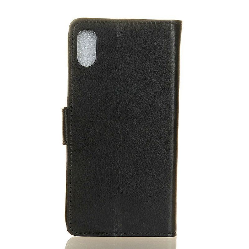 Capa Flip Para Xiaomi Redmi 9A Efeito Couro Lichia Premium