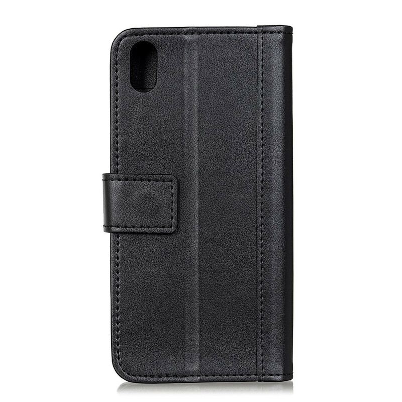 Capa Flip Para Xiaomi Redmi 9A Estilo De Couro