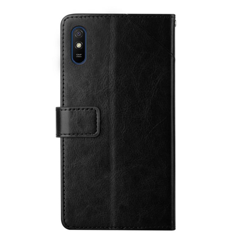 Capa Flip Para Xiaomi Redmi 9A Estilo Couro Geo Y Design