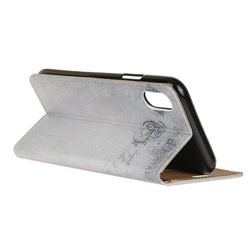 Capa Flip Para Xiaomi Redmi 9A Gato Viajante