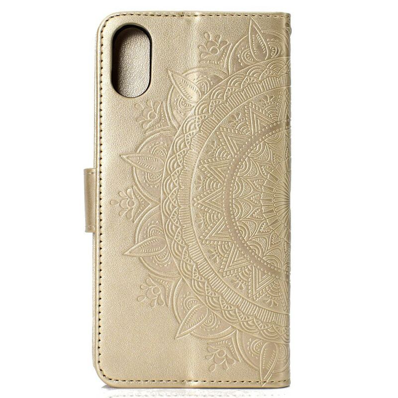 Capa Flip Para Xiaomi Redmi 9A Mandala Do Sol