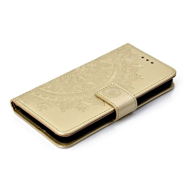 Capa Flip Para Xiaomi Redmi 9A Mandala Do Sol