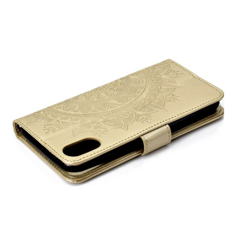 Capa Flip Para Xiaomi Redmi 9A Mandala Do Sol