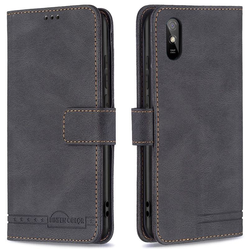 Capa Folio Para Xiaomi Redmi 9A Rfid Binfen Cor