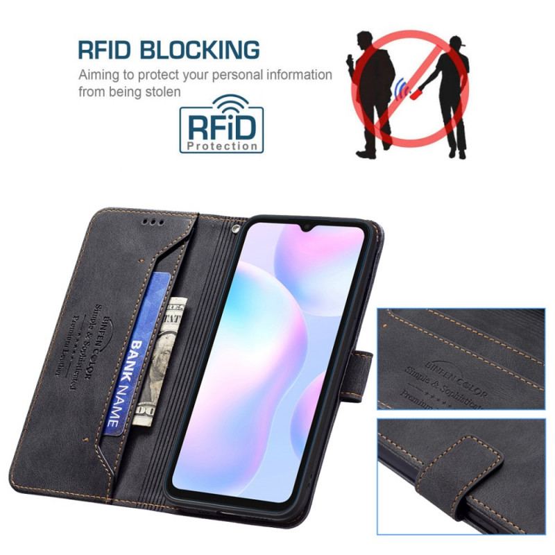 Capa Folio Para Xiaomi Redmi 9A Rfid Binfen Cor